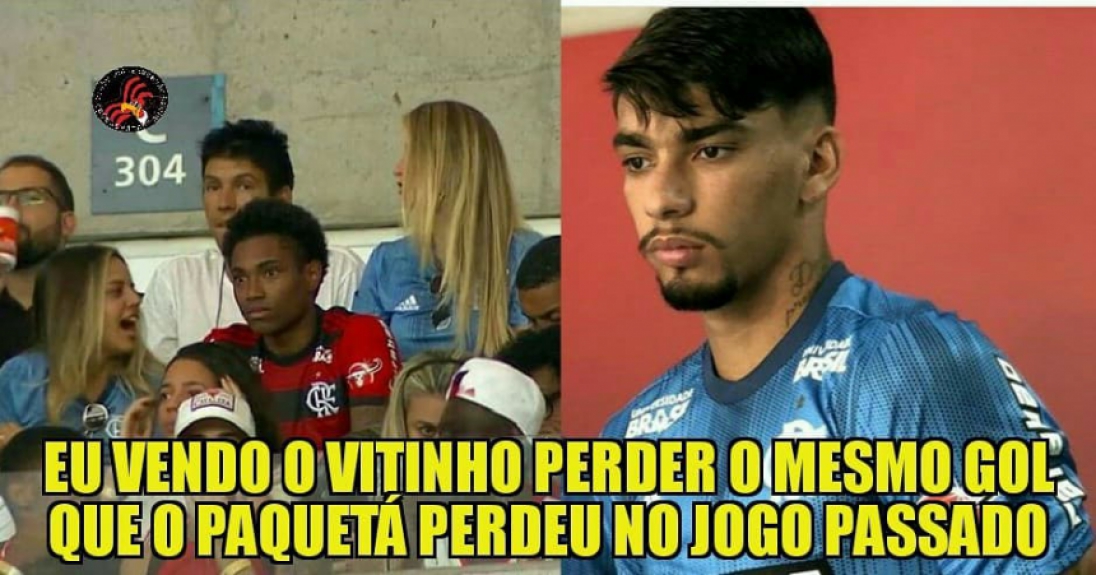 Memes brincam com gols perdidos pelo Flamengo nas partidas contra Palmeiras e São Paulo