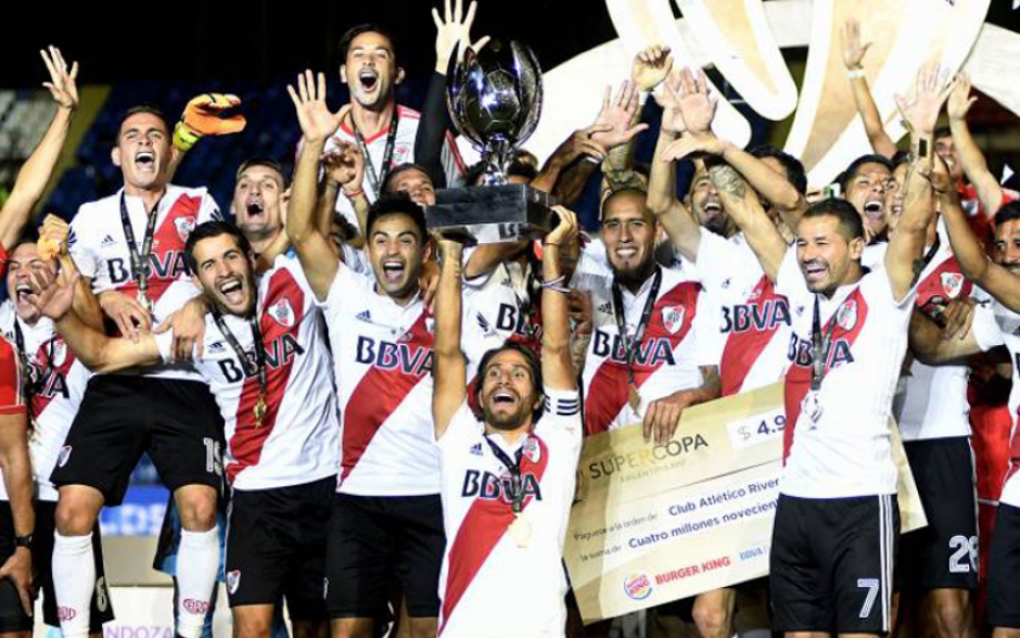Em 2018, equipes já fizeram uma final - Supercopa Argentina - River Plate 2 x 0 Boca Juniors (Estadio Malvinas Argentinas)