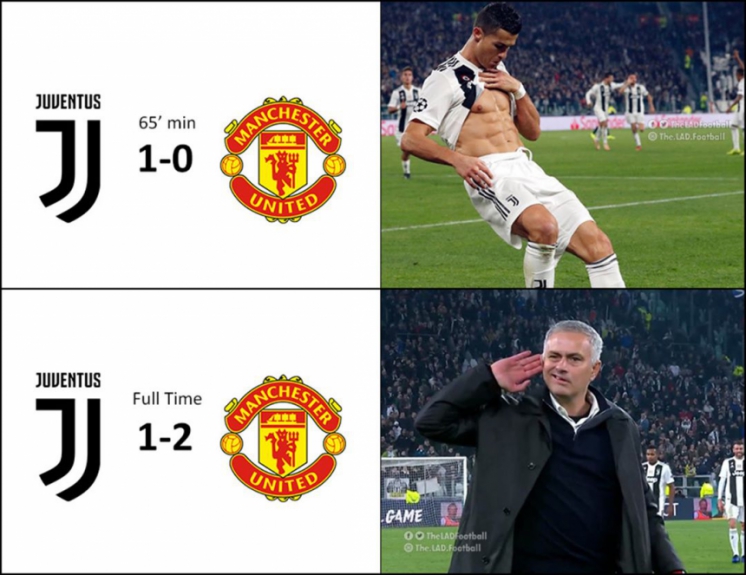 Memes da Champions: Juventus 1 x 2 Manchester United