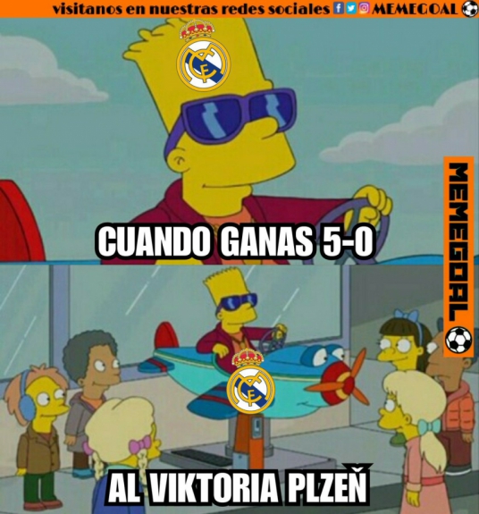 Memes da Champions: Viktoria Plzen 0 x 5 Real Madrid