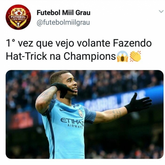 Memes da Champions: Manchester City 6 x 0 Shakhtar Donetsk