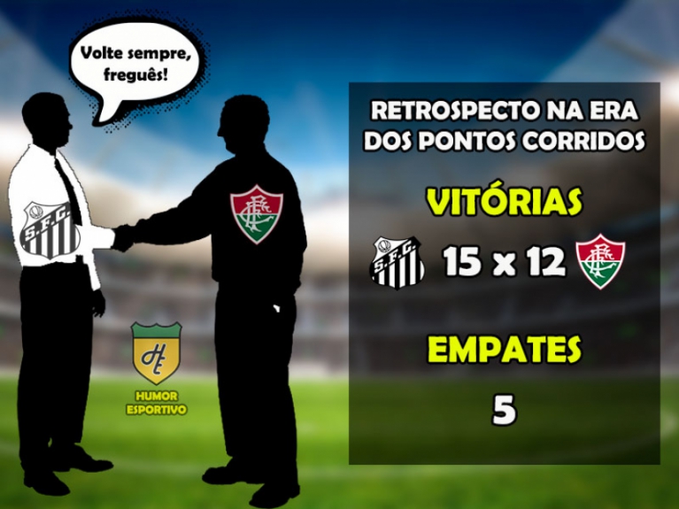 Santos x Fluminense: : o retrospecto na era dos pontos corridos do Brasileirão