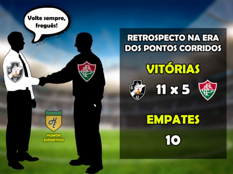 Vasco x Fluminense: o retrospecto na era dos pontos corridos do Brasileirão