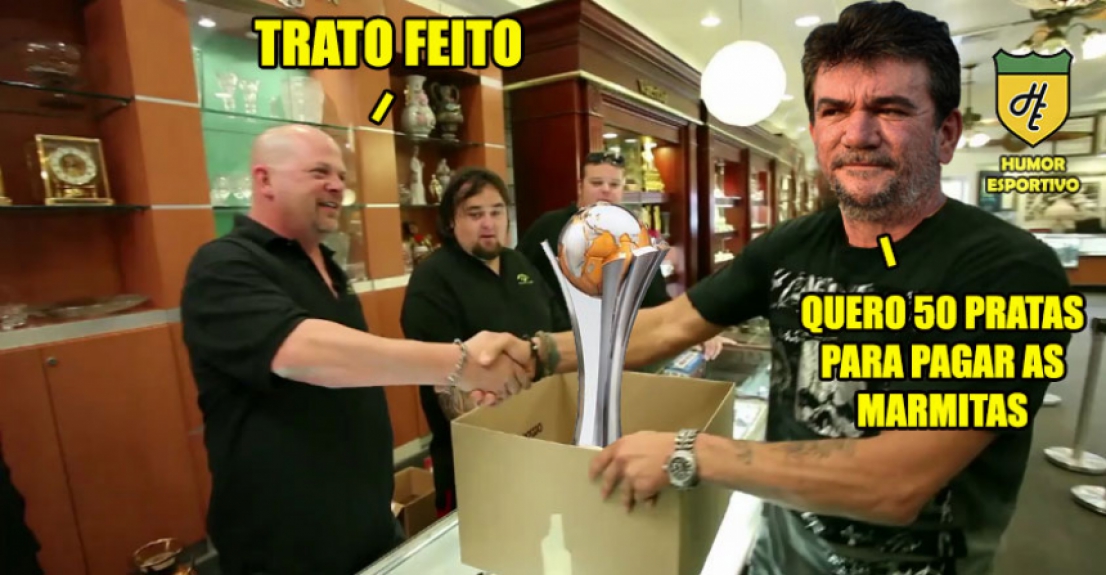 Penhora da taça do Mundial de 2012 do Cointhians rende memes
