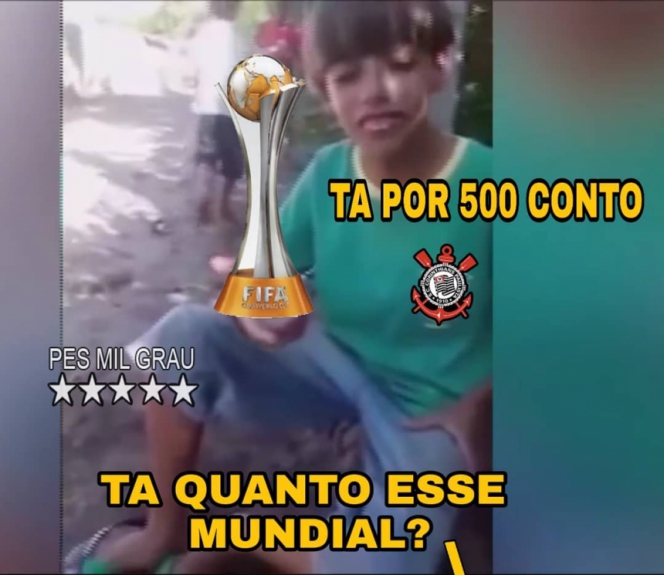 Penhora da taça do Mundial de 2012 do Cointhians rende memes