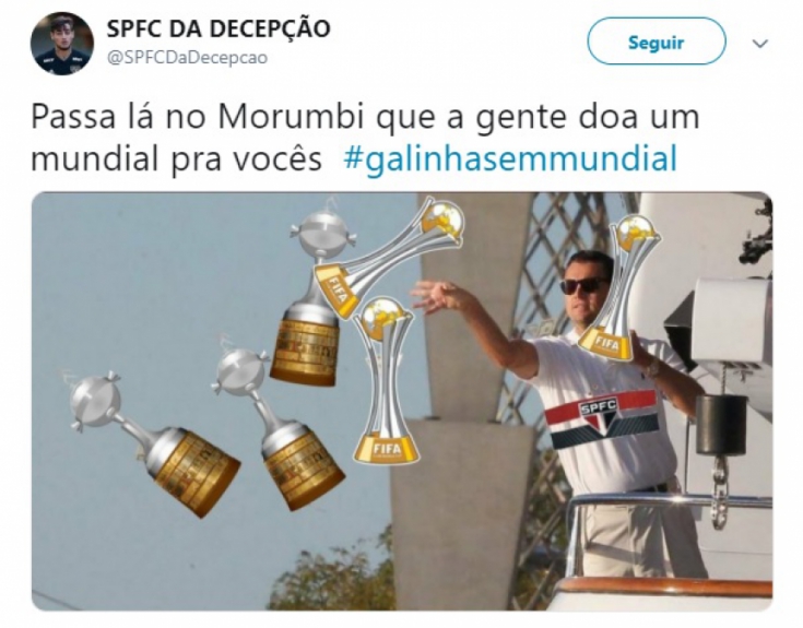 Penhora da taça do Mundial de 2012 do Cointhians rende memes