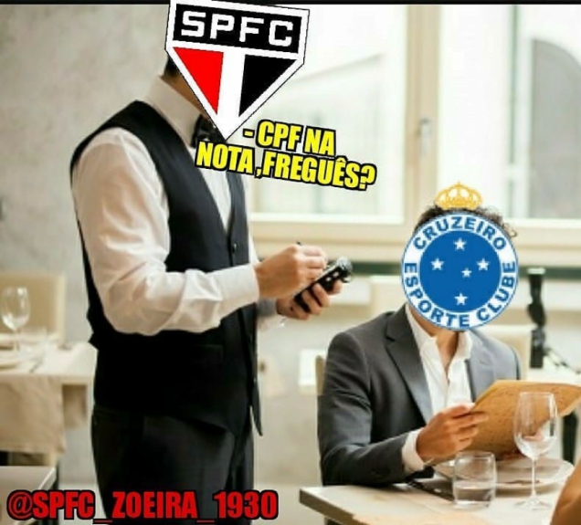 Os melhores memes da vitória do São Paulo sobre o Cruzeiro