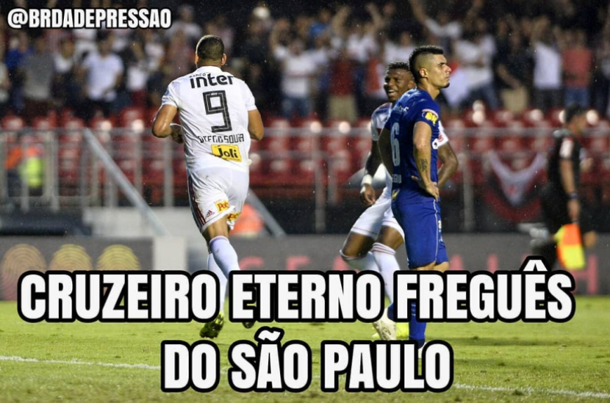 Os melhores memes da vitória do São Paulo sobre o Cruzeiro