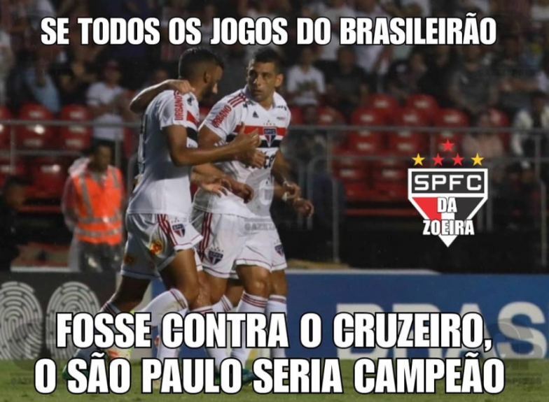 Os melhores memes da vitória do São Paulo sobre o Cruzeiro