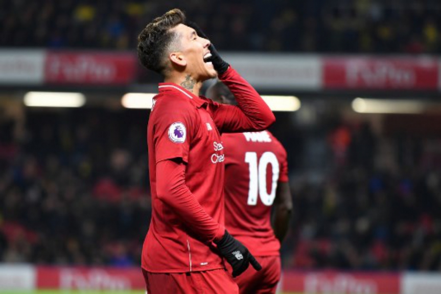 Firmino - Watford x Liverpool