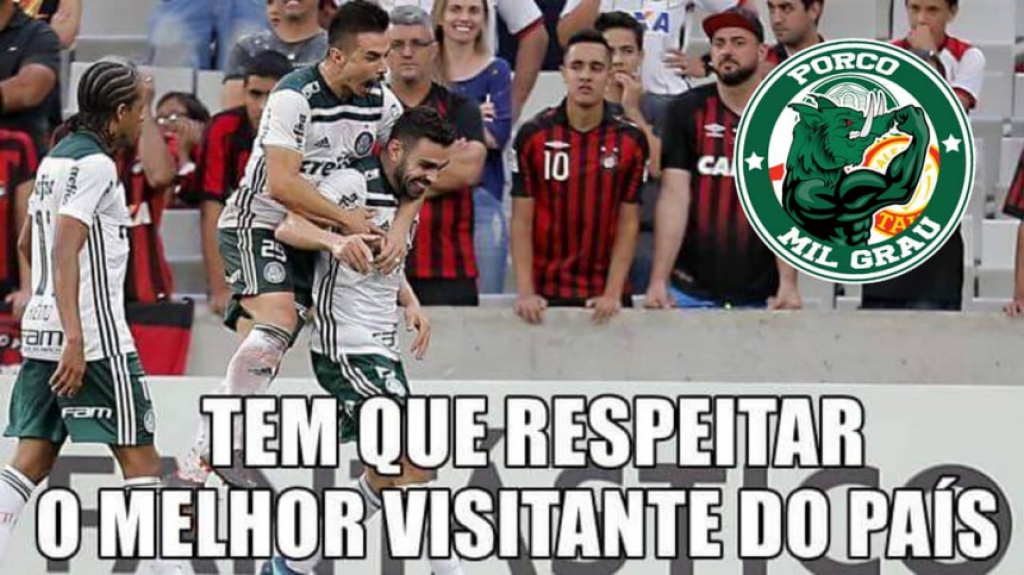 4ª rodada (06/05) - Atlético-PR 1 x 3 Palmeiras