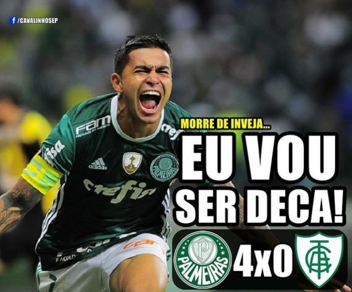 36ª rodada (21/11) - Palmeiras 4 x 0 América-MG