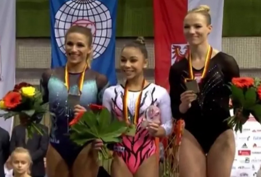 Pódio - Copa do Mundo de ginástica