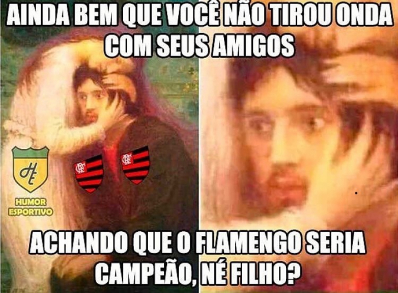 Flamengo não escapa dos memes após vice do Brasileirão