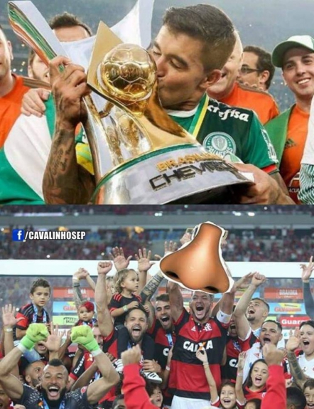 Flamengo não escapa dos memes após vice do Brasileirão