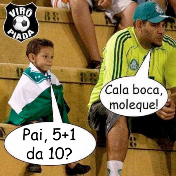 Memes de rivais ironizam conquista do Palmeiras
