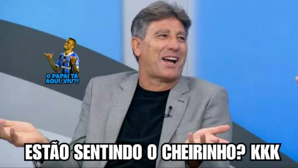 Permanência de Renato Portaluppi no Grêmio rende piadas com Flamengo