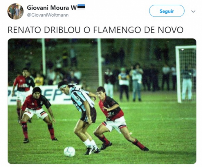 Permanência de Renato Portaluppi no Grêmio rende piadas com Flamengo
