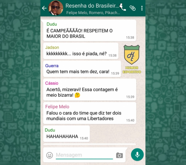 WhatsApp da Zoeira