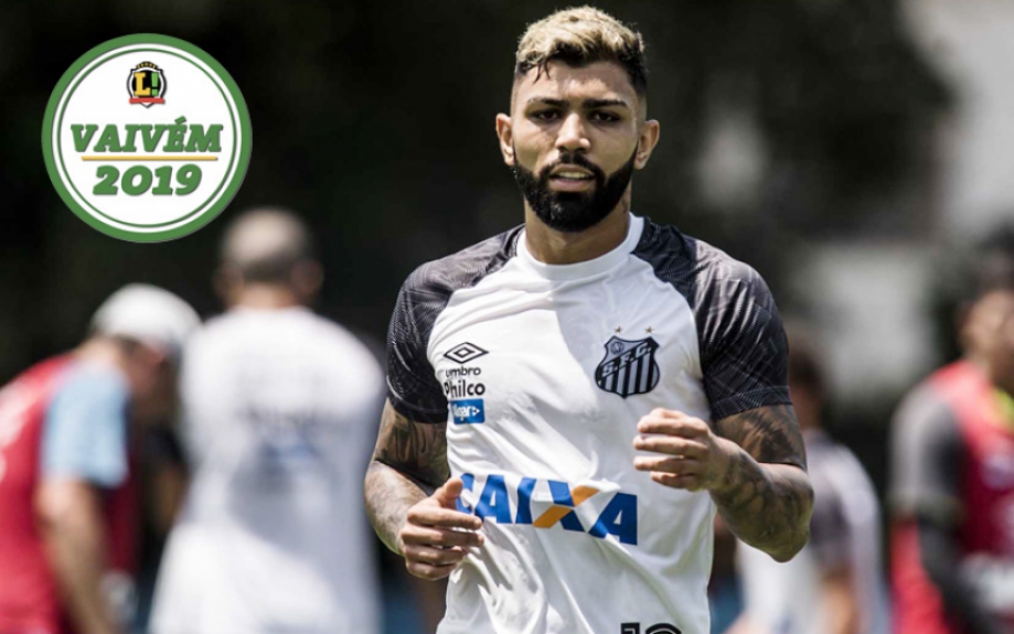 Foto do Gabigol com selo do Vaivém
