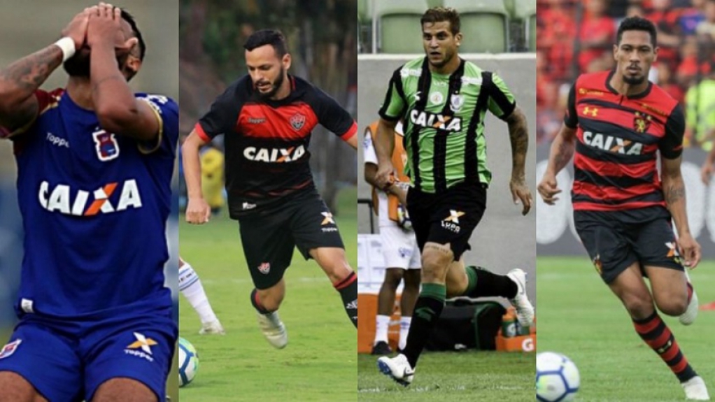 Montagem - Paraná, Vitória, América-MG e Sport