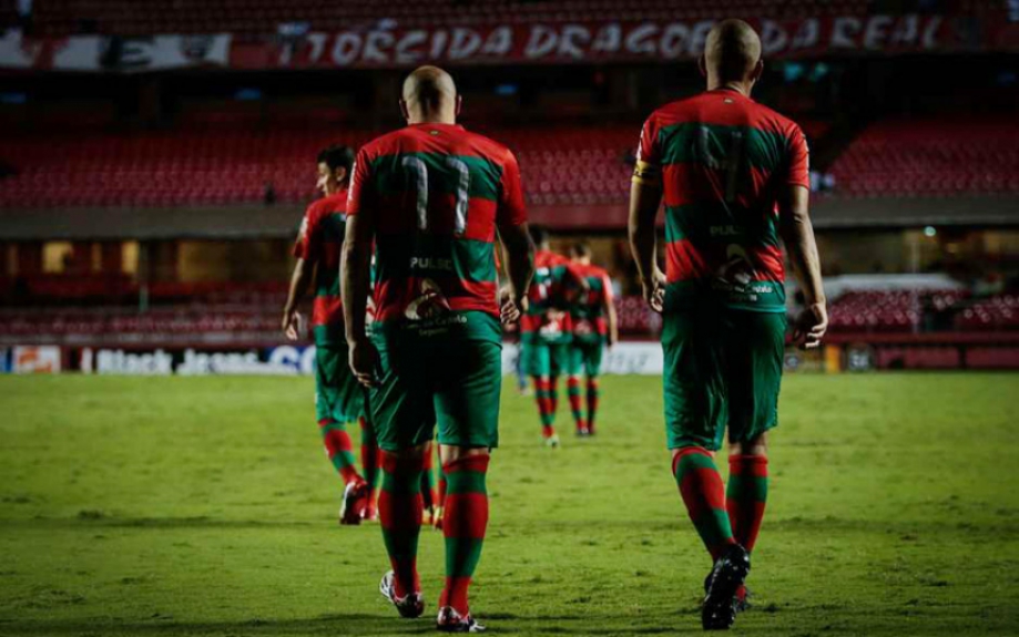 8/4/2015 - São Paulo 3x0 Portuguesa (foto do fim do jogo, Portuguesa rebaixada para a Série A2 do Paulistão)