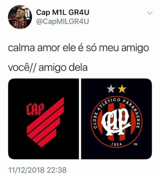 Internautas zoam novo escudo do Furacão