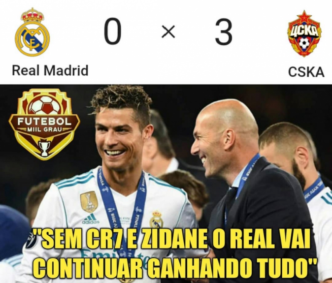 Champions League: os memes de CSKA 0 x 3 Real Madrid