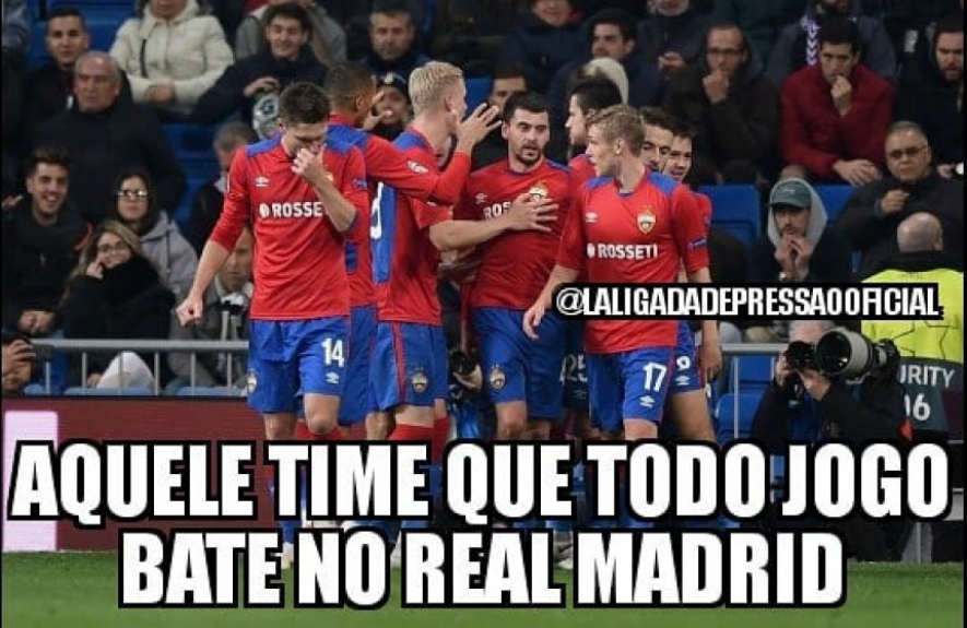Champions League: os memes de CSKA 0 x 3 Real Madrid