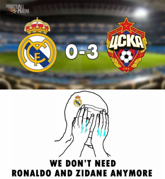 Champions League: os memes de CSKA 0 x 3 Real Madrid