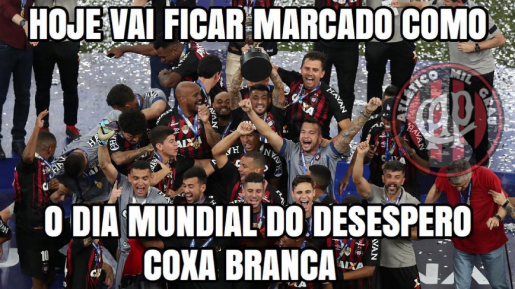 Título do Furacão rende brincadeiras nas redes