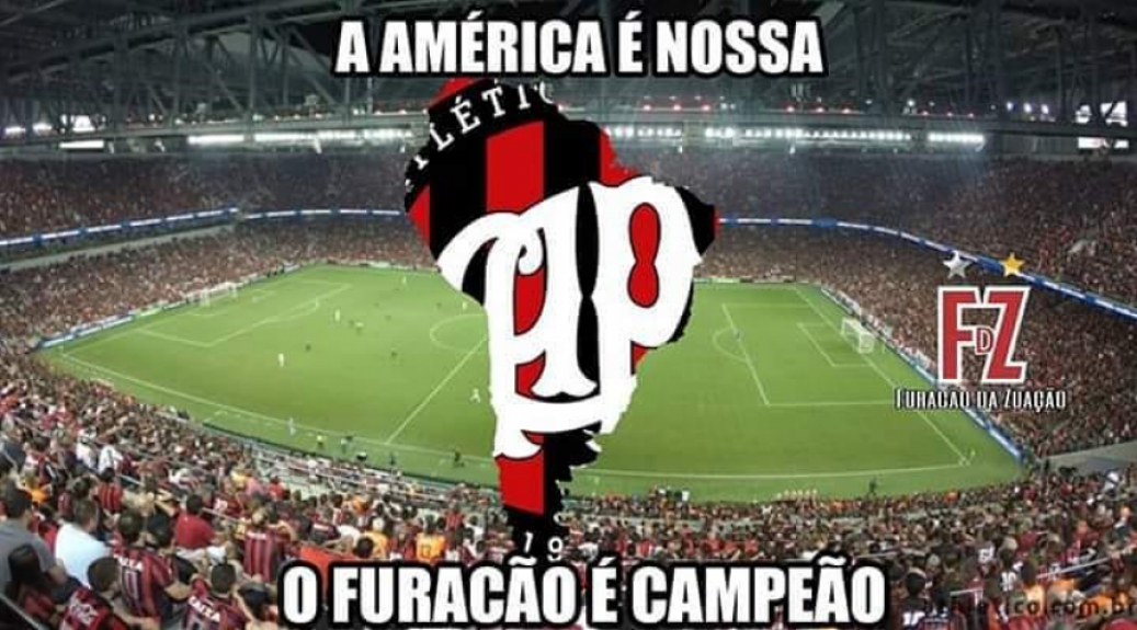 Título do Furacão rende brincadeiras nas redes