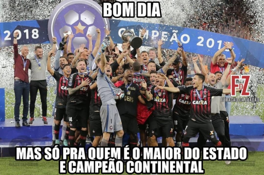 Título do Furacão rende brincadeiras nas redes
