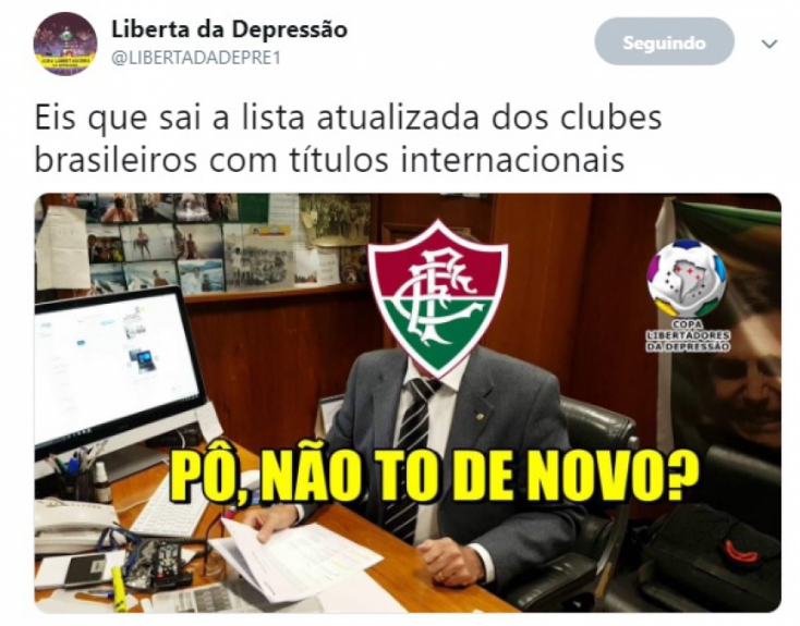 Título do Furacão rende brincadeiras nas redes