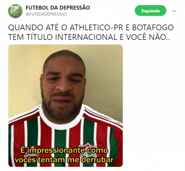 Título do Furacão rende brincadeiras nas redes