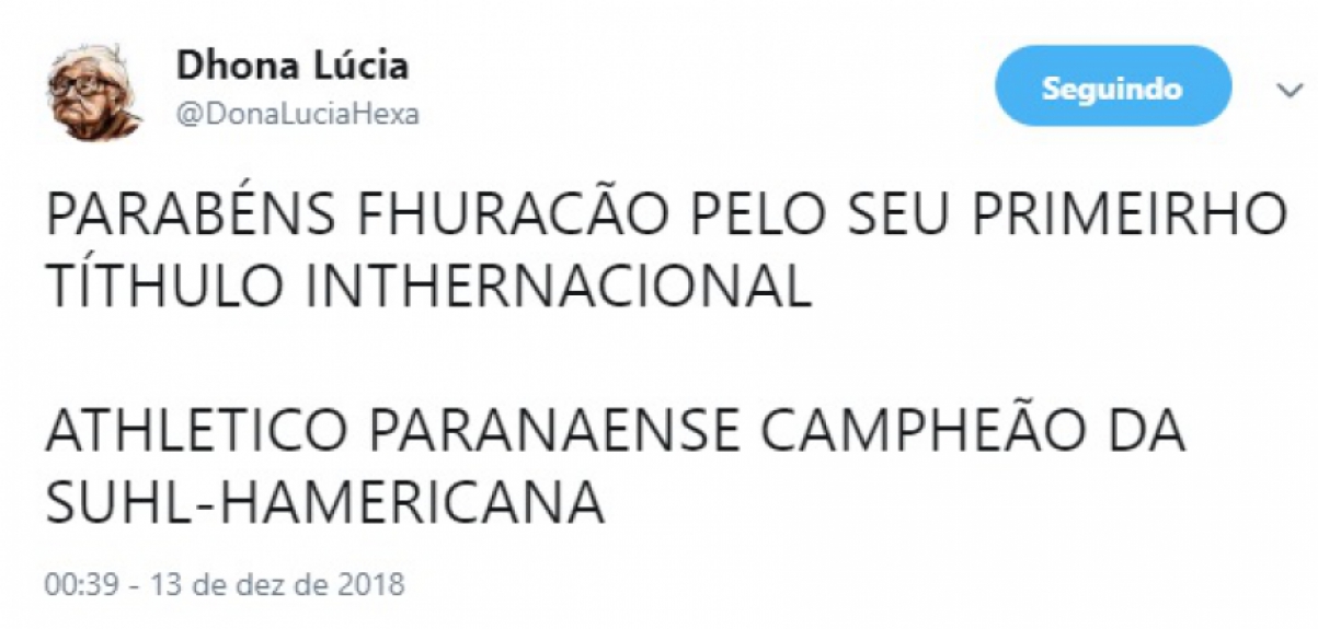 Título do Furacão rende brincadeiras nas redes