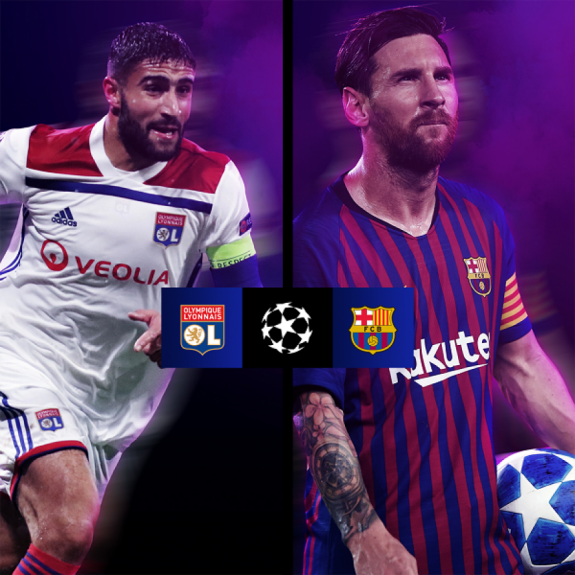 Lyon x Barcelona - Liga dos Campeões