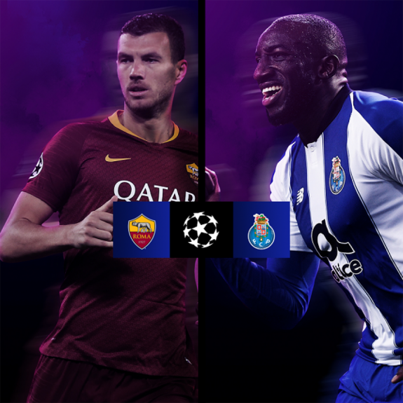Roma x Porto - Liga dos Campeões