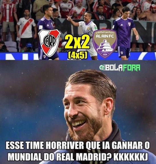 Web faz piadas após vexame do River Plate no Mundial de Clubes