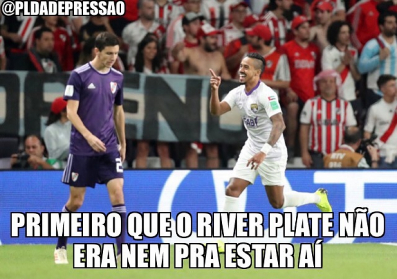 Web faz piadas após vexame do River Plate no Mundial de Clubes