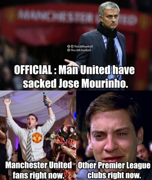 Saída de Mourinho rende memes nas redes