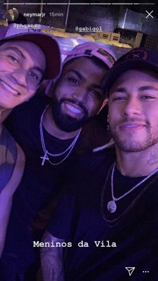 Neymar, Ganso e Gabigol