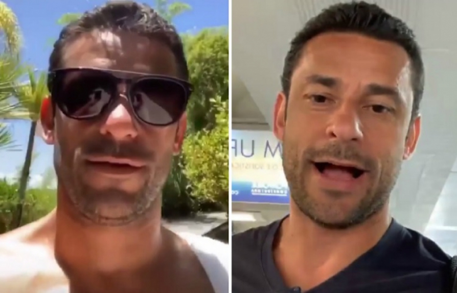 Fred virou sensação no Instagram nesse período de férias dos jogadores e se intitulou o Rei dos Stories