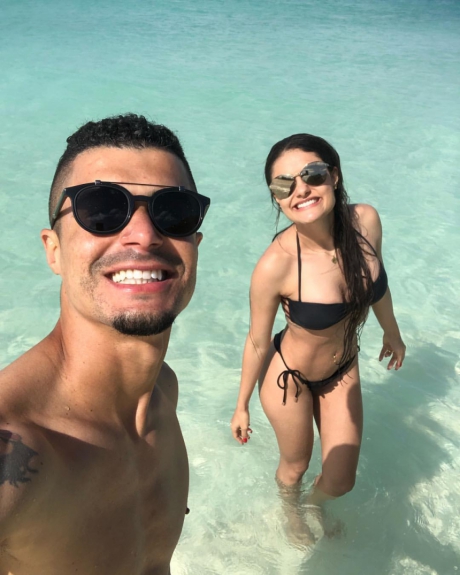 Egídio virou piada para companheiros de clube, famosos e anônimos com o vídeo 'Piscininha, amor' em seu Instagram