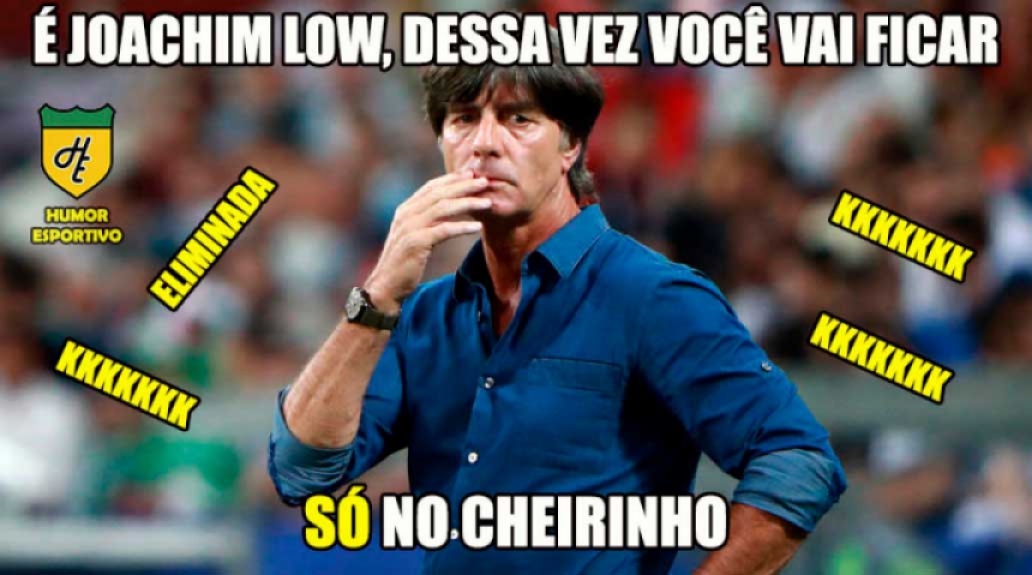A Alemanha foi eliminada na primeira fase da Copa e virou piada
