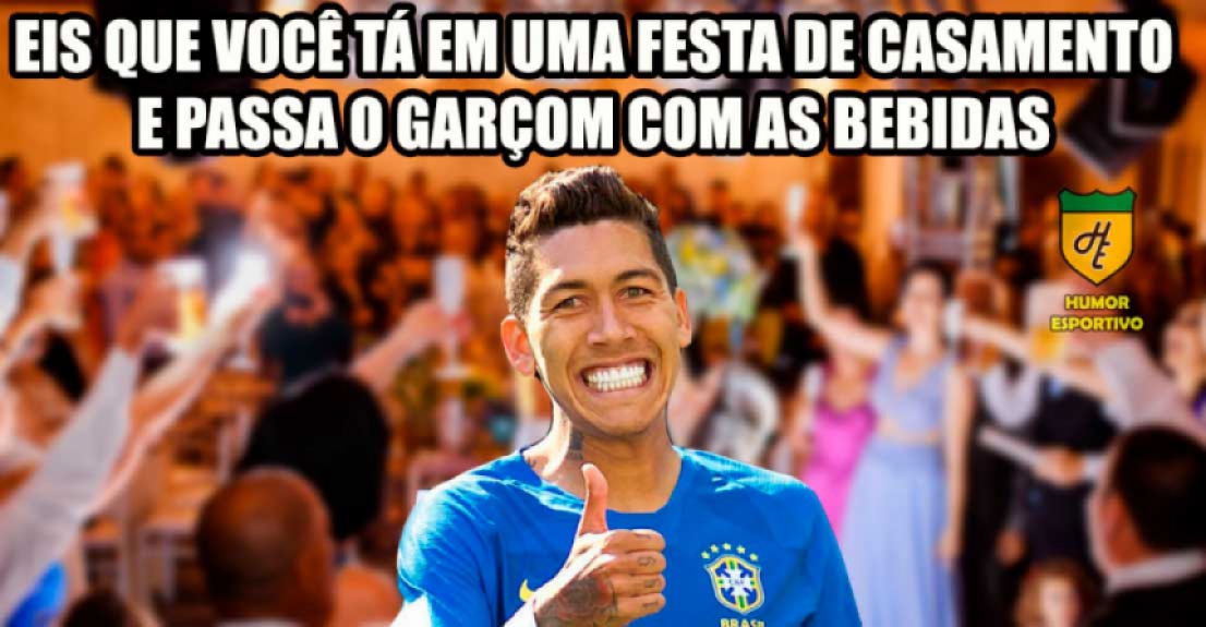 O sorriso do Firmino rendeu memes na web