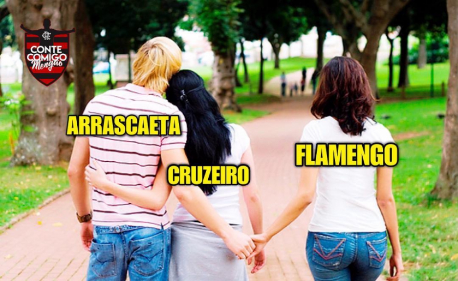 Em memes, rubro-negros comemoram as contratações de Gabigol e Arrascaeta