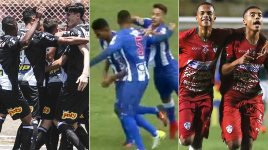 Montagem - ponte preta, nacional-sp e portuguesa (pequenos c/ 2 títulos)