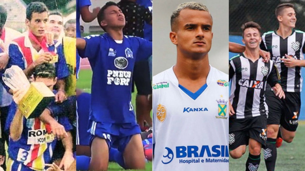 Montagem - roma barueri, marilia, santo andré, figueirense (1 título)
