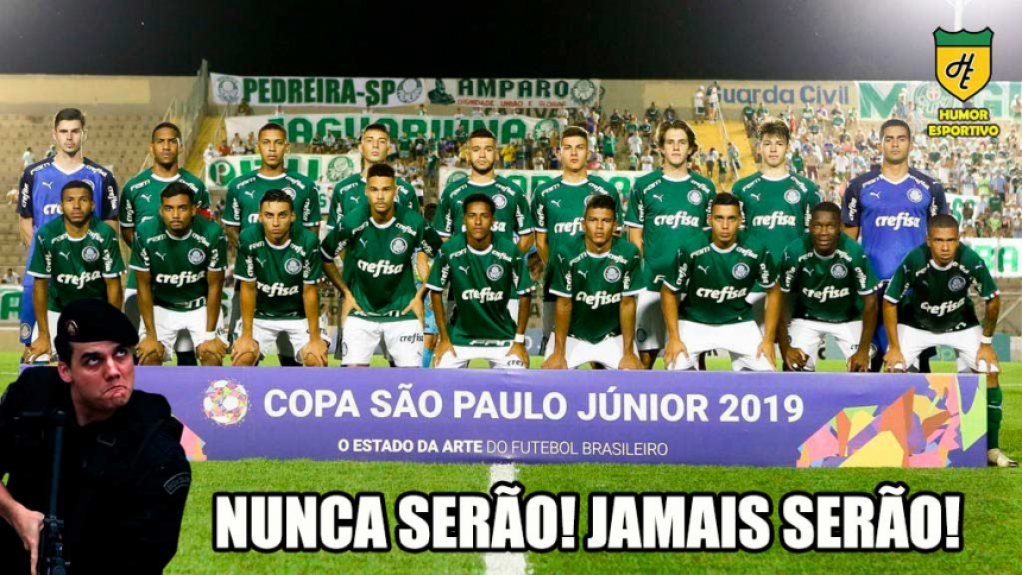 Palmeiras é alvo de memes após eliminação na Copinha